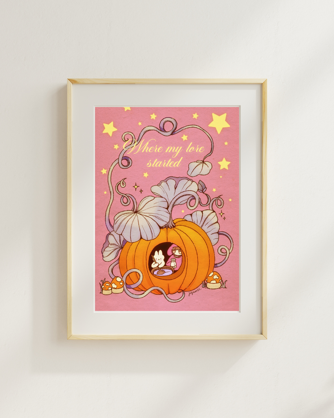 🎃Print Petit Format - Effet Texturé - My Lore