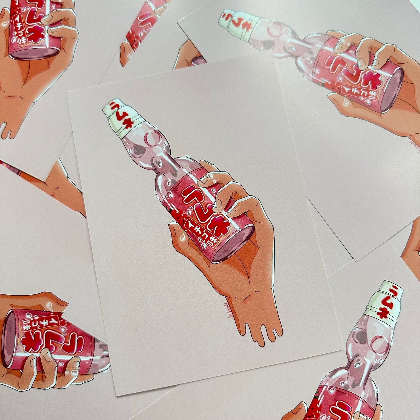 🍒Print petit format - Ramune