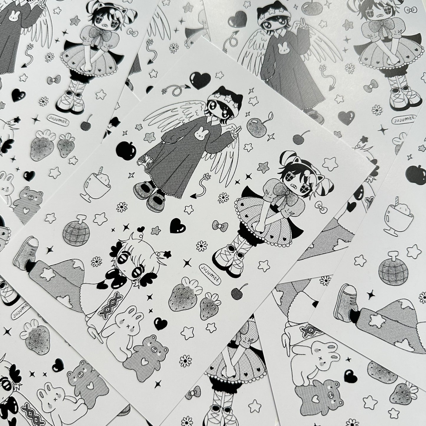 💫Print petit format - Screentones 1