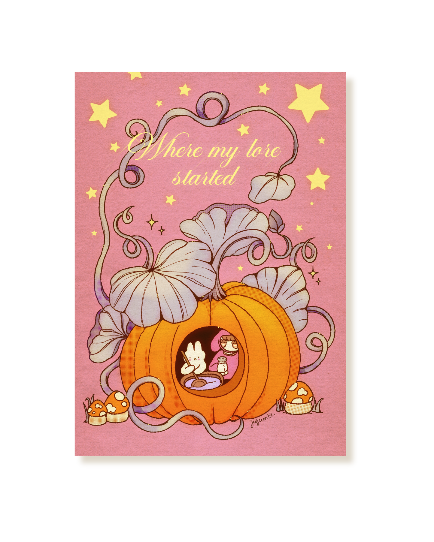 🎃A6 Textured Print - My Lore🎃