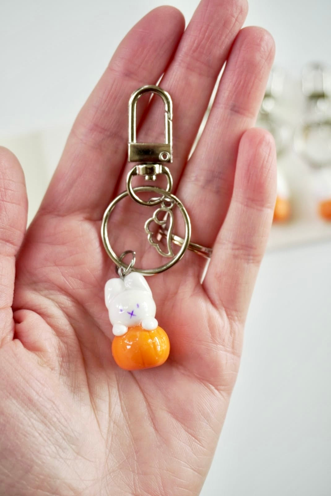 Bunny Pumpkin Charm🎃