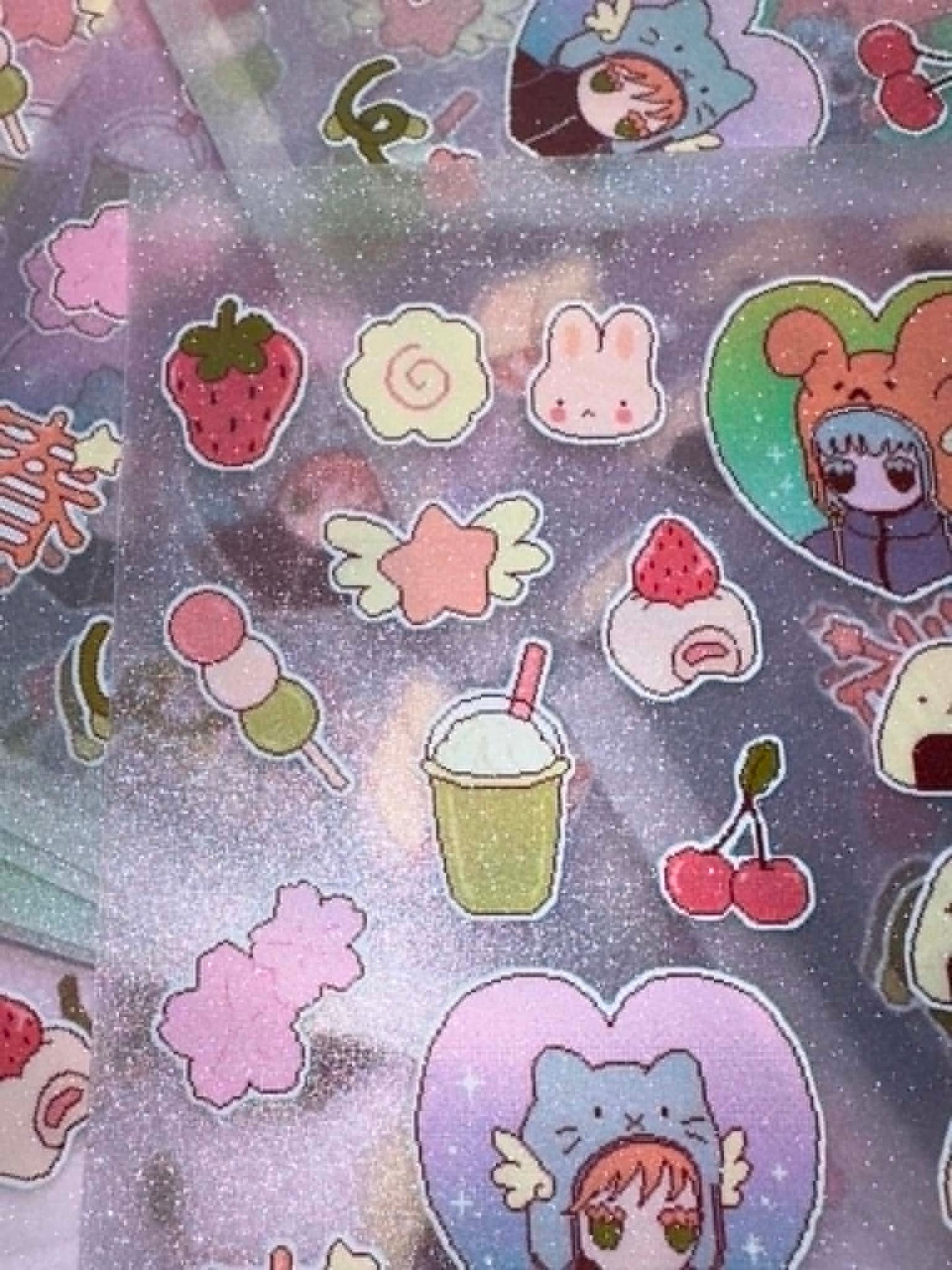 Planche de stickers - Spring Pixel˚˖𓍢ִ໋❀