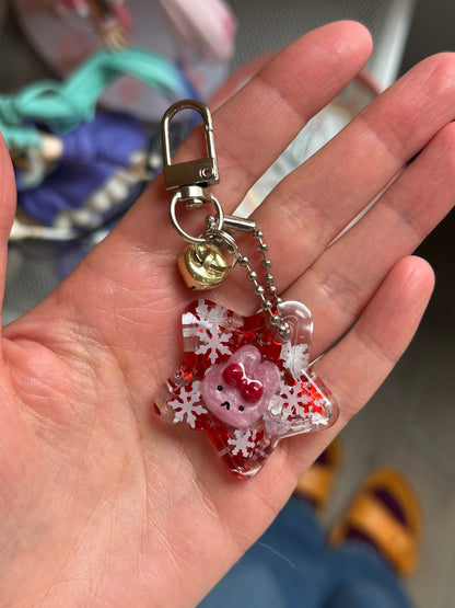❄️Christmas Resin Bunny Charms❄️