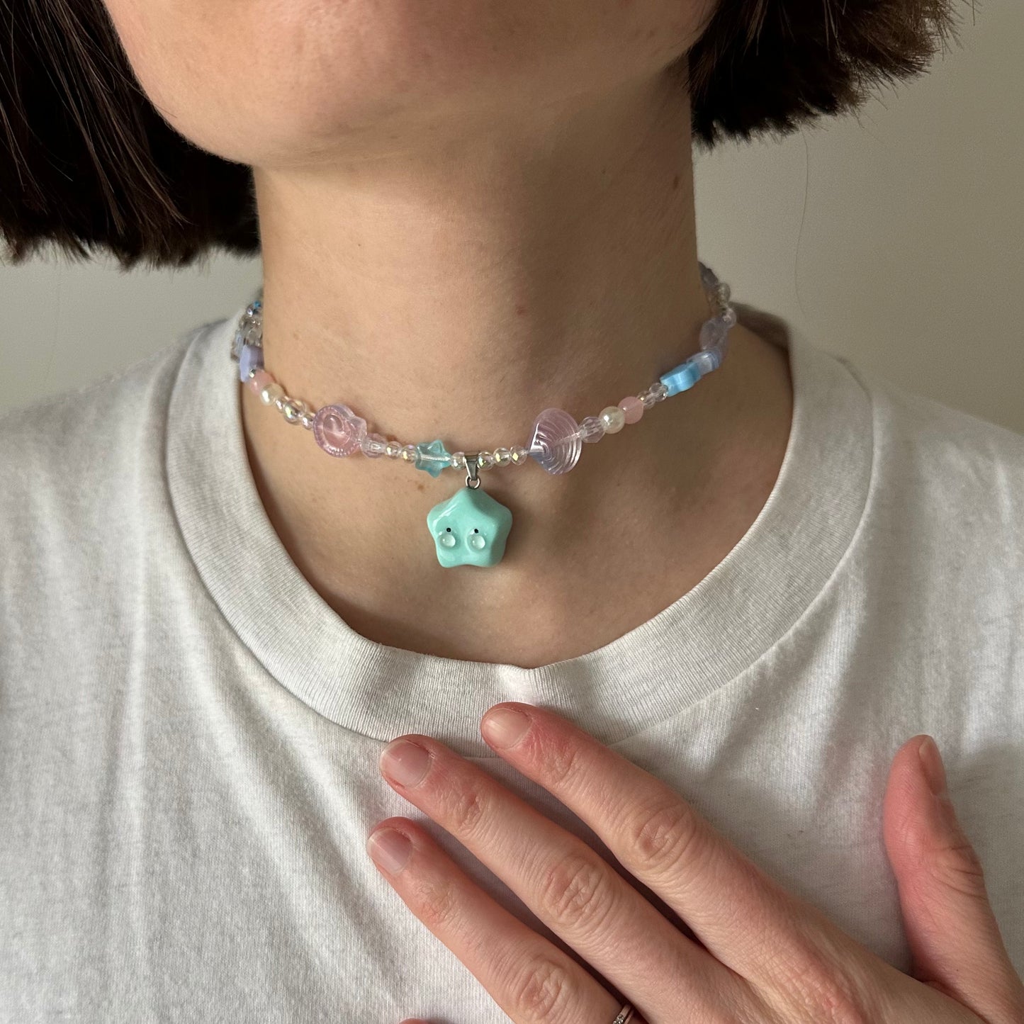 Collier ras-du-coup Océan✨