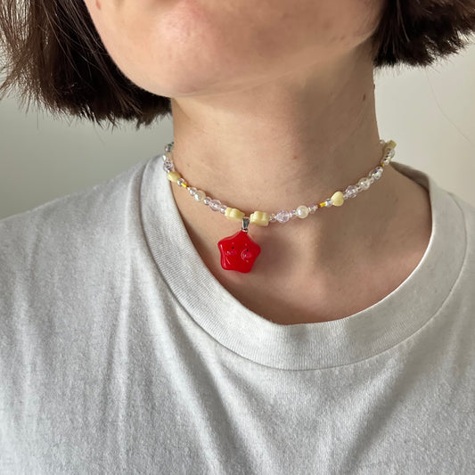 Collier ras-du-coup Ketchup Mayo✨