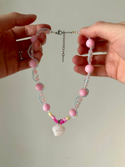 Collier ras-du-coup White Star✨