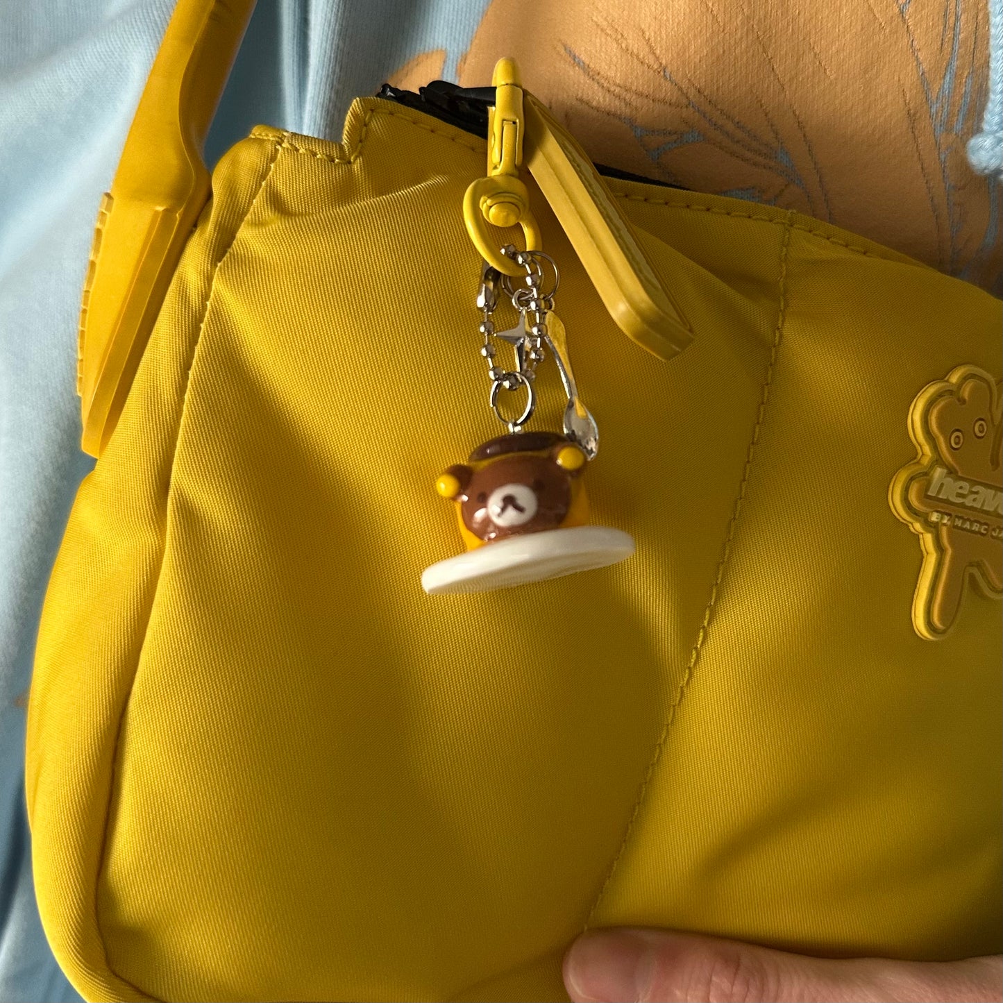 Rilakkuma Flan Charm🍮🥄