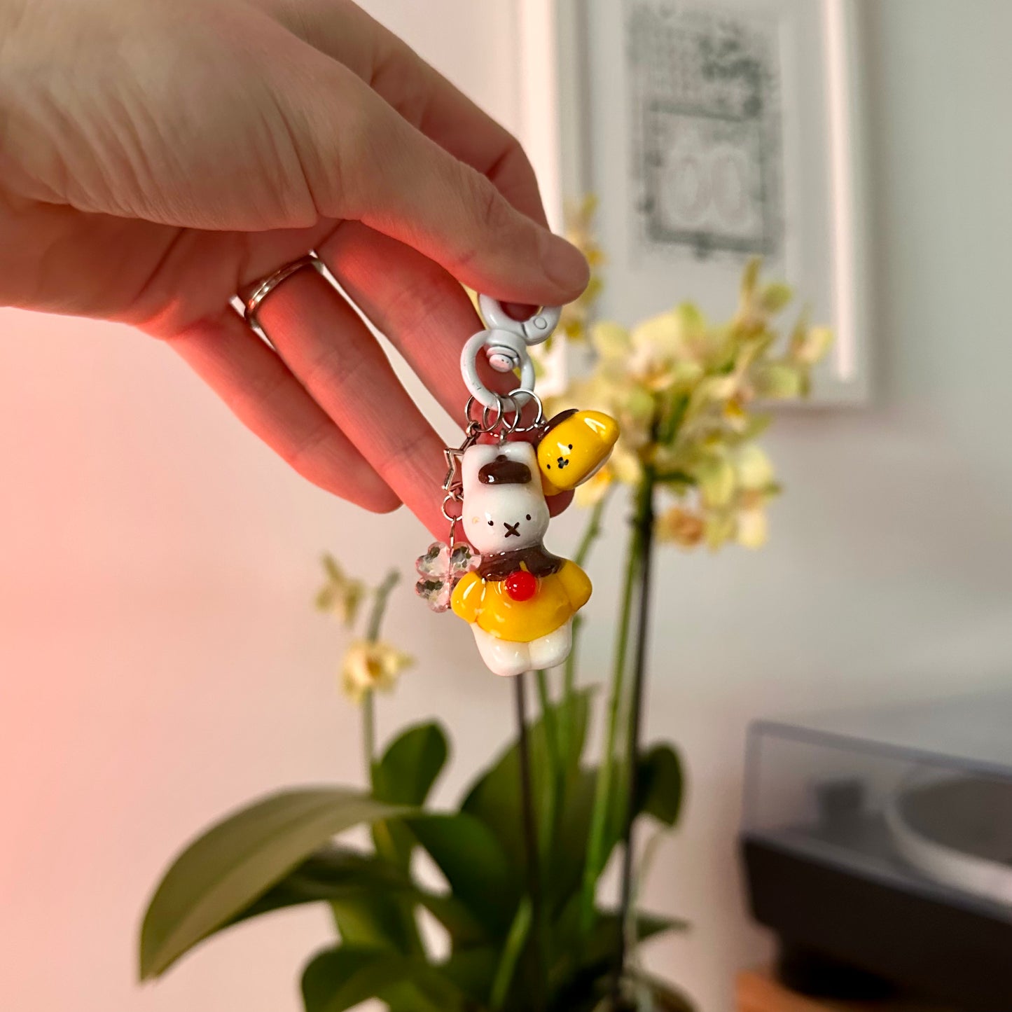 Miffy x Pompompurin Flan Charm🍮🥄