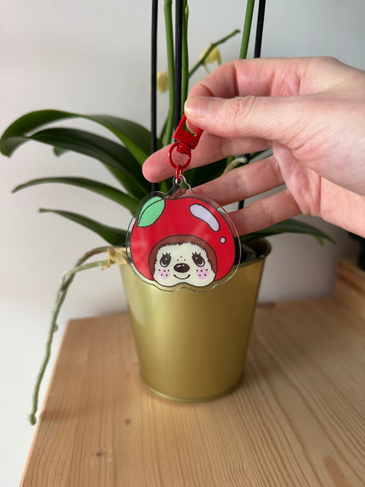 Apple Monchhichi keychain🍎