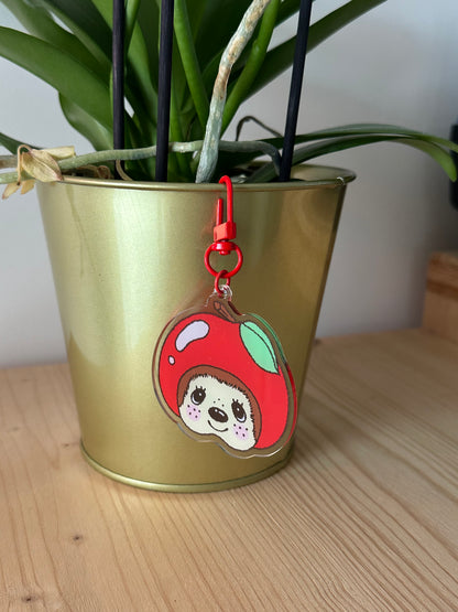 Apple Monchhichi keychain🍎