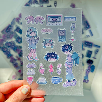 👾Pixel Sticker Sheet👾