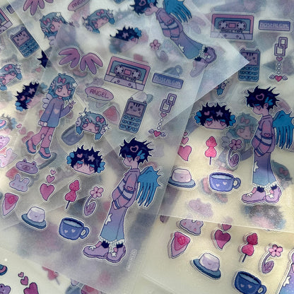 👾Pixel Sticker Sheet👾