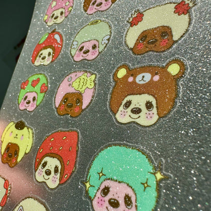 Planche de stickers - Monchhichi 🐾