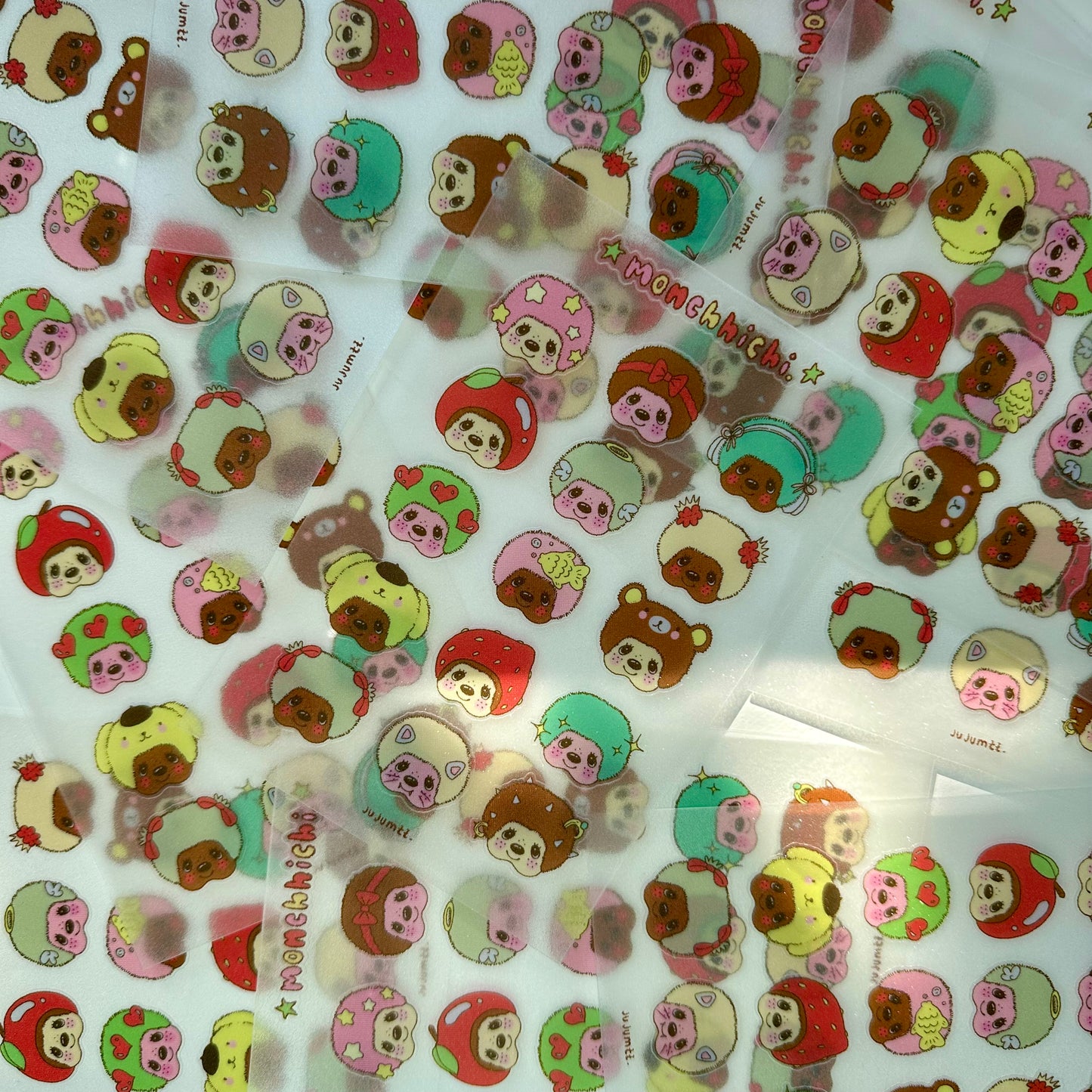 🐒Monchhichi Sticker Sheet🧸