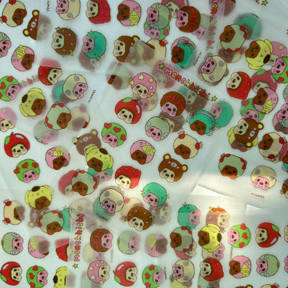 Planche de stickers - Monchhichi 🐾
