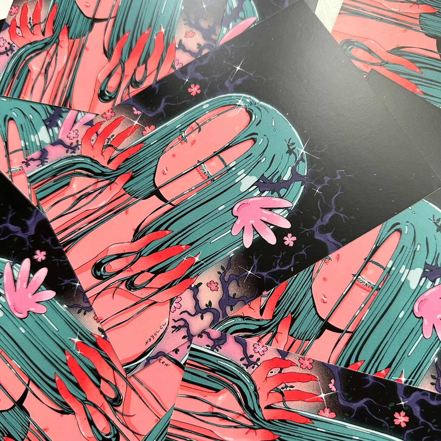 🪼Waterfall A6 Print🪼