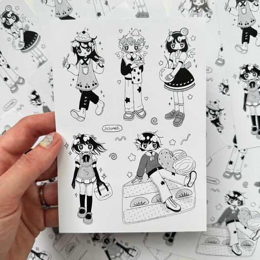 💫Screentones#2 A6 Print💫
