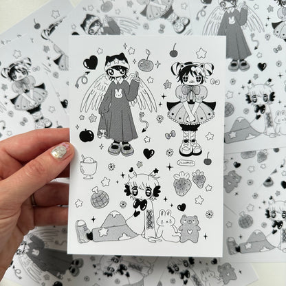 💫Screentones#1 A6 Print💫