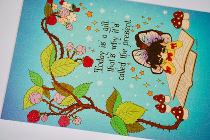 ✨ A6 Fairy Print - Today is a Gift🎁