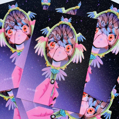 ✨Print petit format - Effet pailleté - Mirror