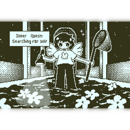 ★Print petit format - Effet Pailleté - Pixel Art Quest 1