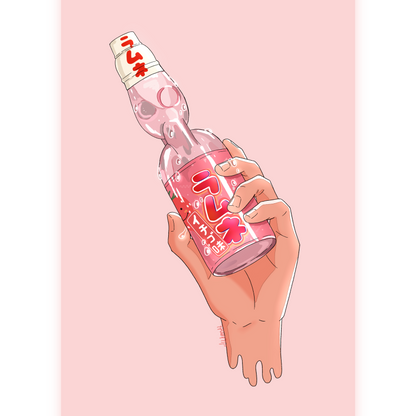 🍒Print petit format - Ramune
