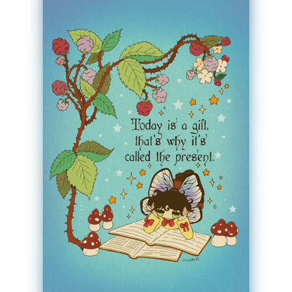 ✨Print petit format - Effet texturé - Today is a Gift