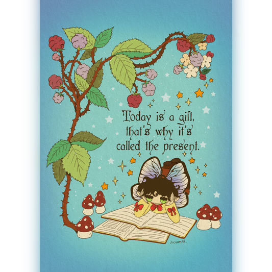 ✨Print petit format - Effet texturé - Today is a Gift