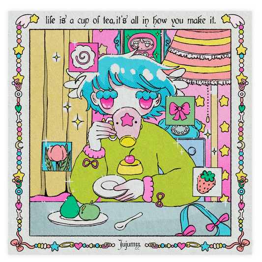 ☕Print format carré - Cup Of Tea