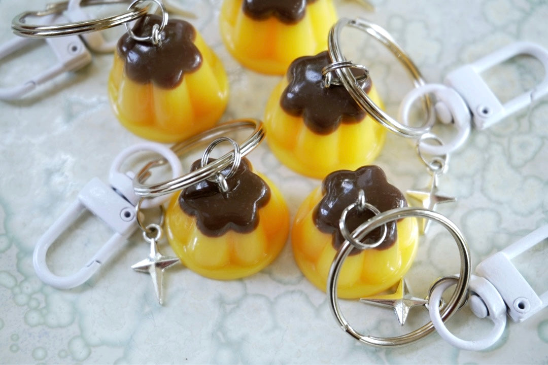 Flan Keychain🍮🥄