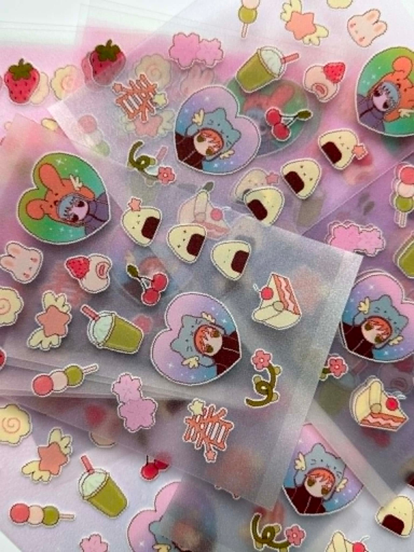 Planche de stickers - Spring Pixel˚˖𓍢ִ໋❀