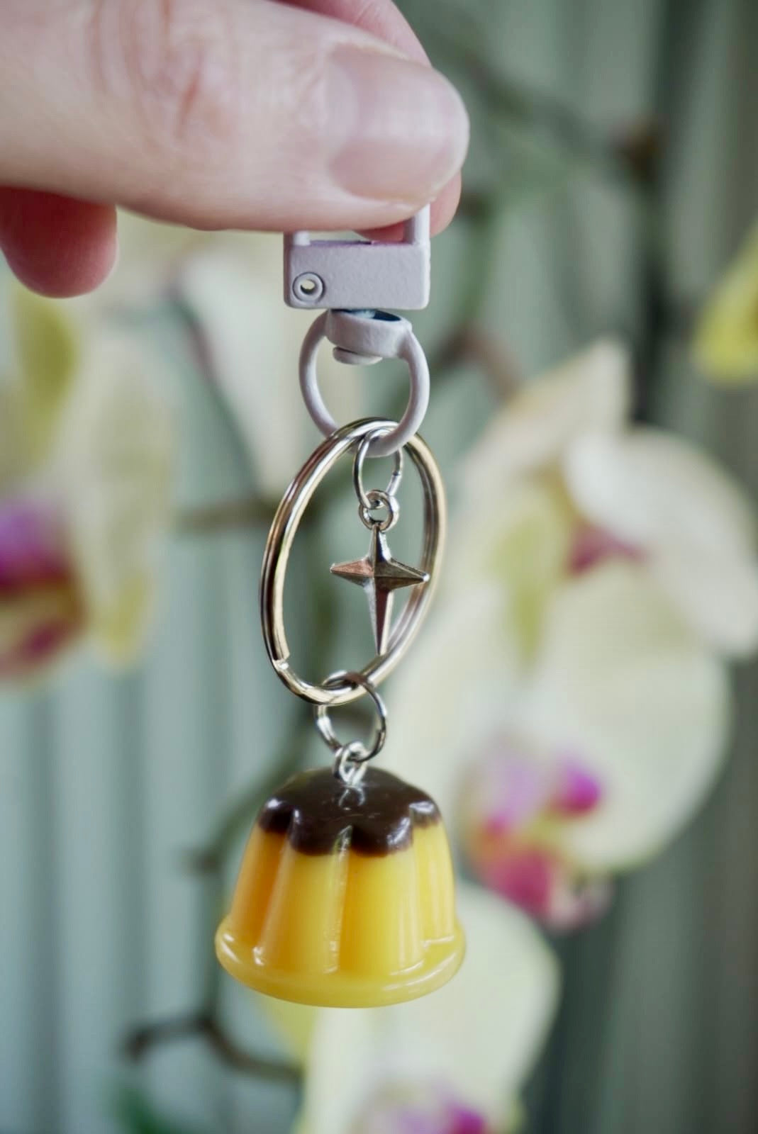 Flan Keychain🍮🥄