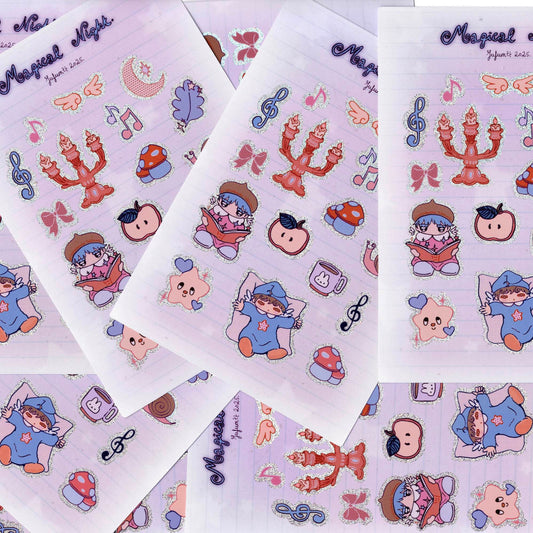 Magical Night Sticker Sheet✨